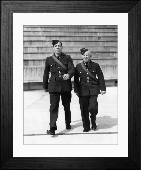 Framed Print : Len Harvey In RAF Framed Print : Len Harvey In RAF