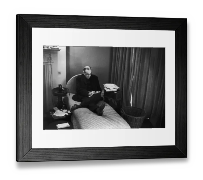 Framed Print : Keynes At Work Framed Print : Keynes At Work