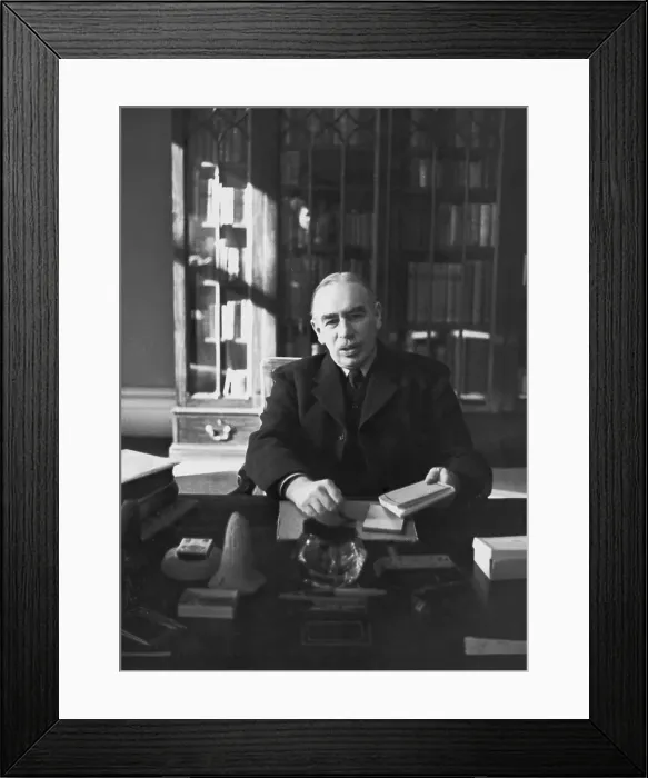 Framed Print : Keyne's Study Framed Print : Keyne's Study