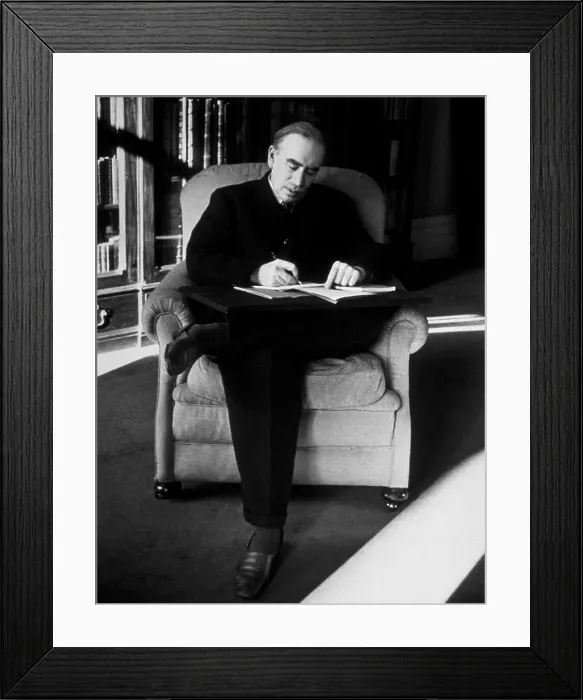 Framed Print : John Maynard Keynes Framed Print : John Maynard Keynes