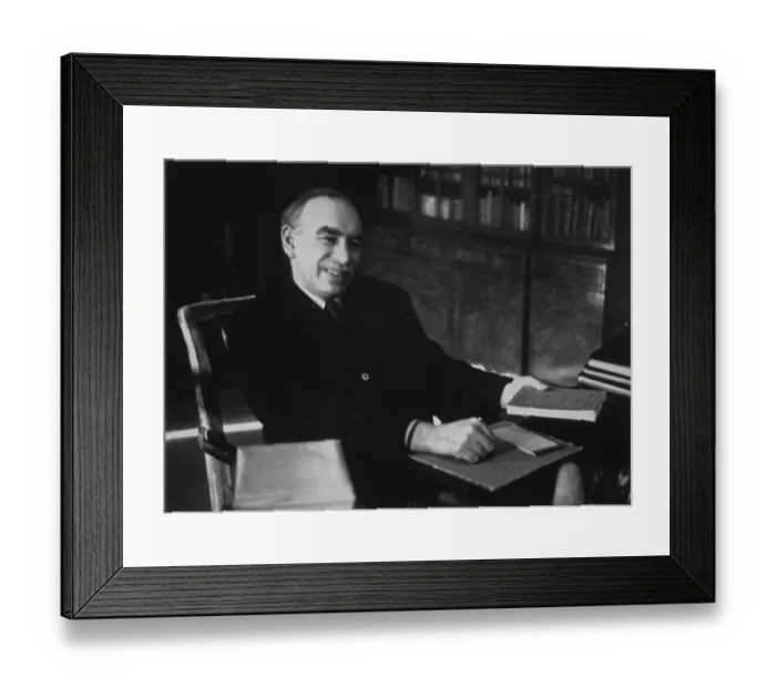 Framed Print : John Maynard Keynes Framed Print : John Maynard Keynes