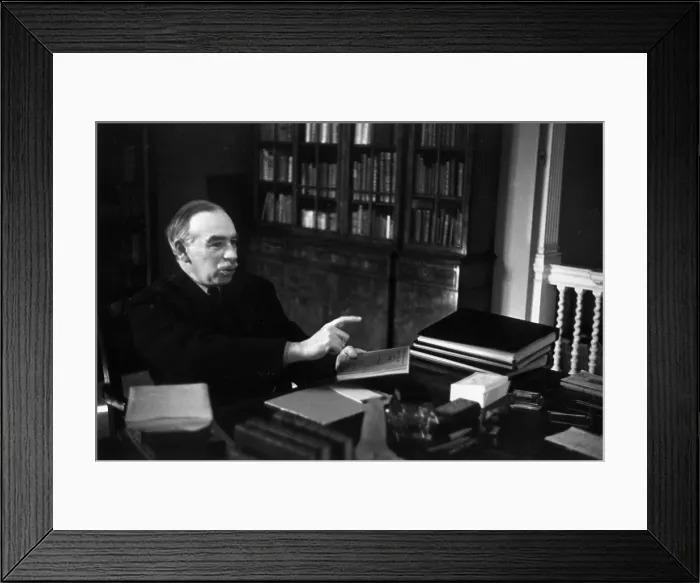 Framed Print : John Maynard Keynes Framed Print : John Maynard Keynes