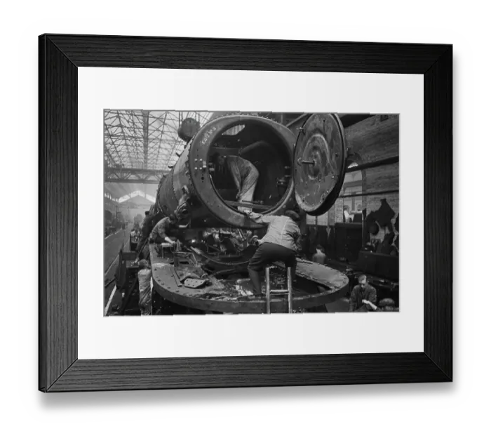 Framed Print : Locomotive Works Framed Print : Locomotive Works