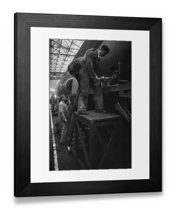 Framed Print : Locomotive Works Framed Print : Locomotive Works