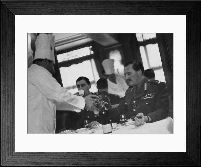 Framed Print : De Gaulle And Spears Framed Print : De Gaulle And Spears