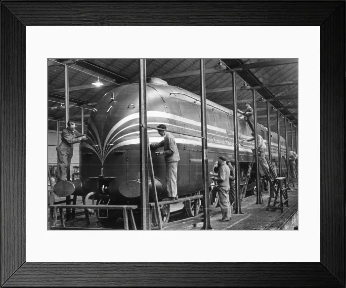 Framed Print : Crewe Paintshop