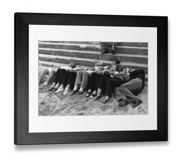 Framed Print : Beach Basking Framed Print : Beach Basking