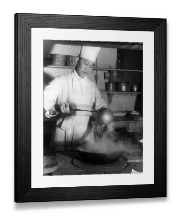 Framed Print : Steaming Wok Framed Print : Steaming Wok