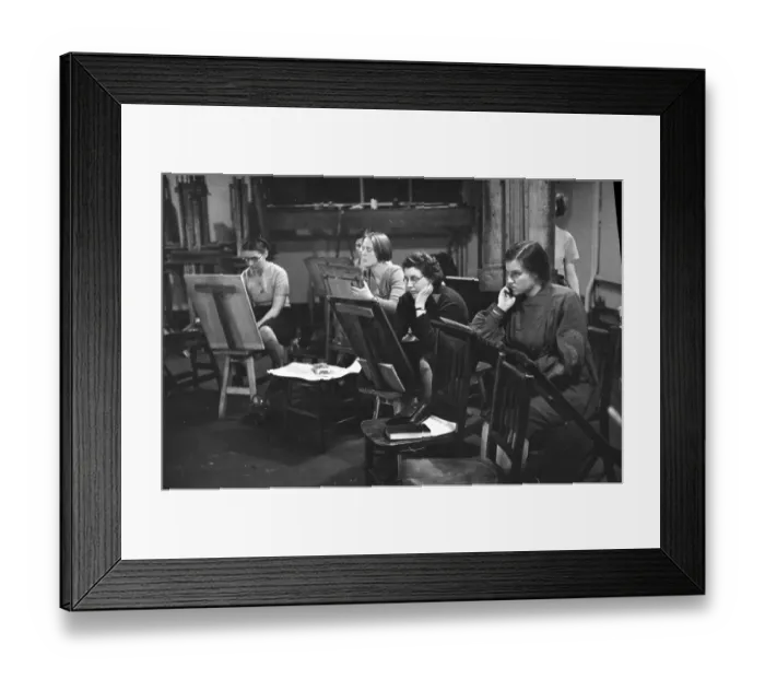Framed Print : Drawing Class Framed Print : Drawing Class