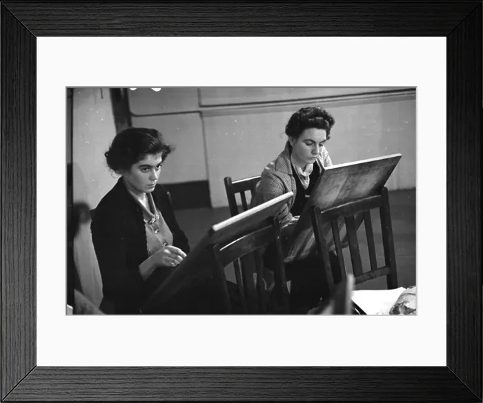 Framed Print : Drawing Class Framed Print : Drawing Class