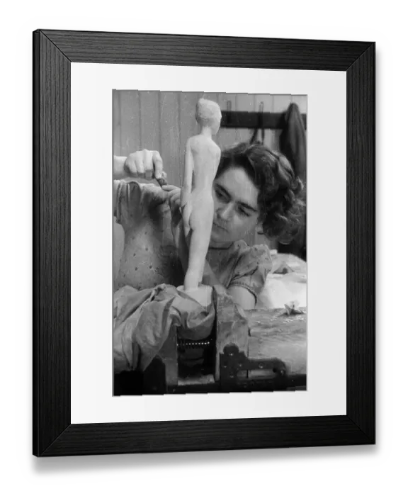Framed Print : Figure Sculpting Framed Print : Figure Sculpting