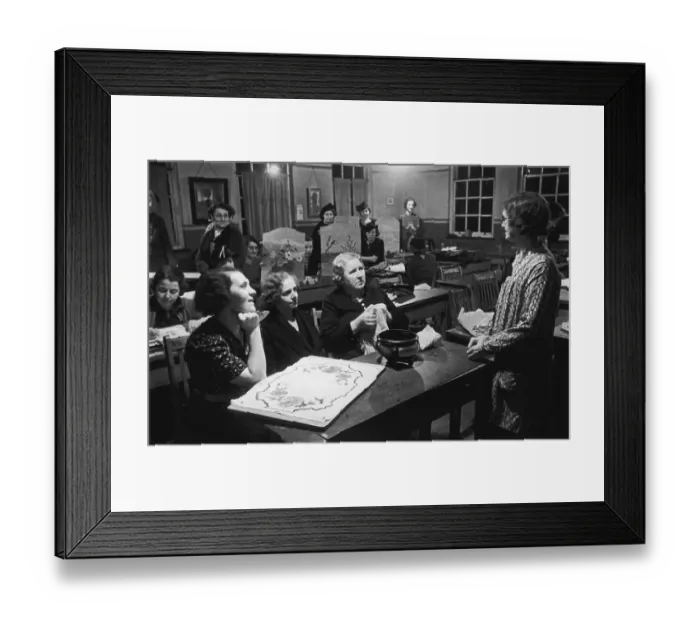 Framed Print : Evening Class In Wigan Framed Print : Evening Class In Wigan
