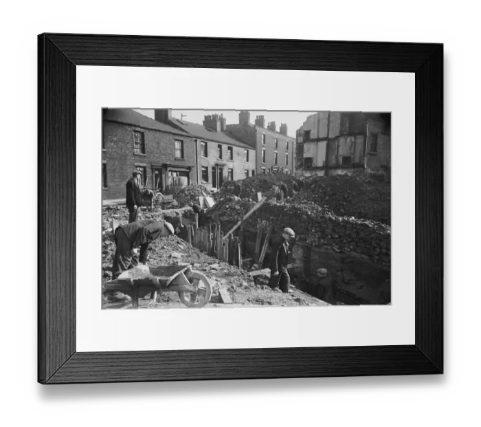 Framed Print : Shelter Construction Framed Print : Shelter Construction