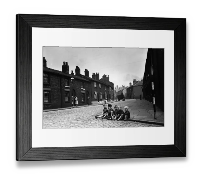 Framed Print : Wigan Children Framed Print : Wigan Children