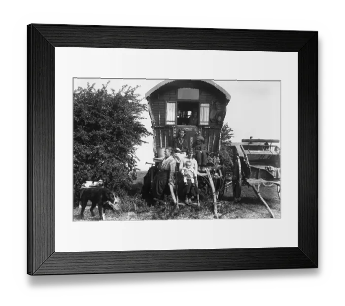 Framed Print : Gypsy Caravan