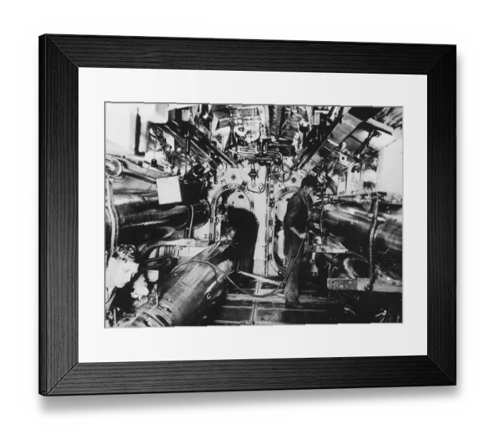 Framed Print : British Submarine