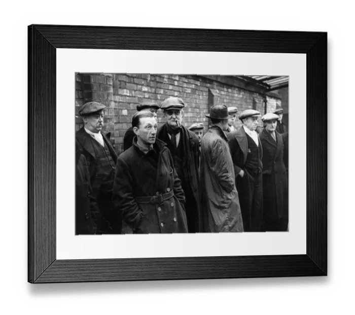 Framed Print : Unemployed Men Framed Print : Unemployed Men