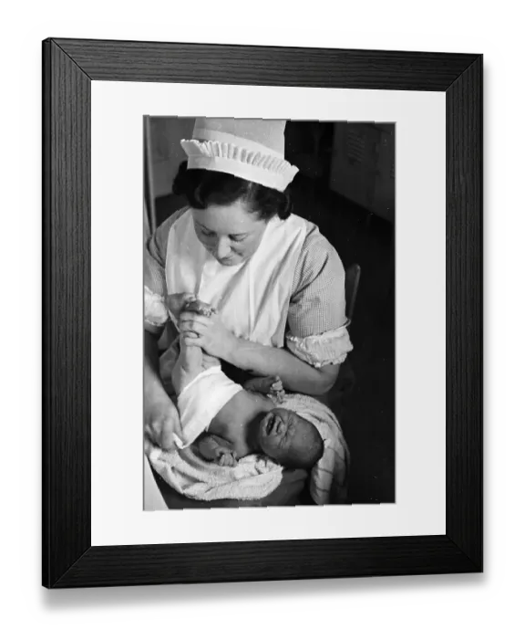 Framed Print : First Nappy Framed Print : First Nappy
