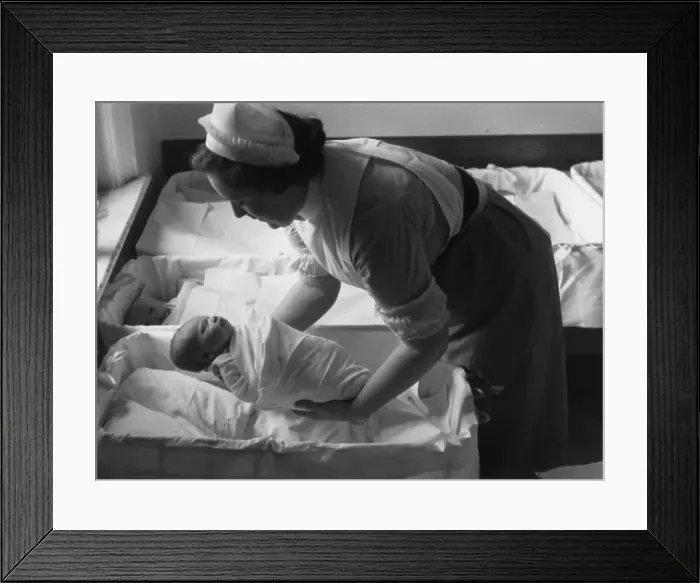 Framed Print : Maternity Nurse