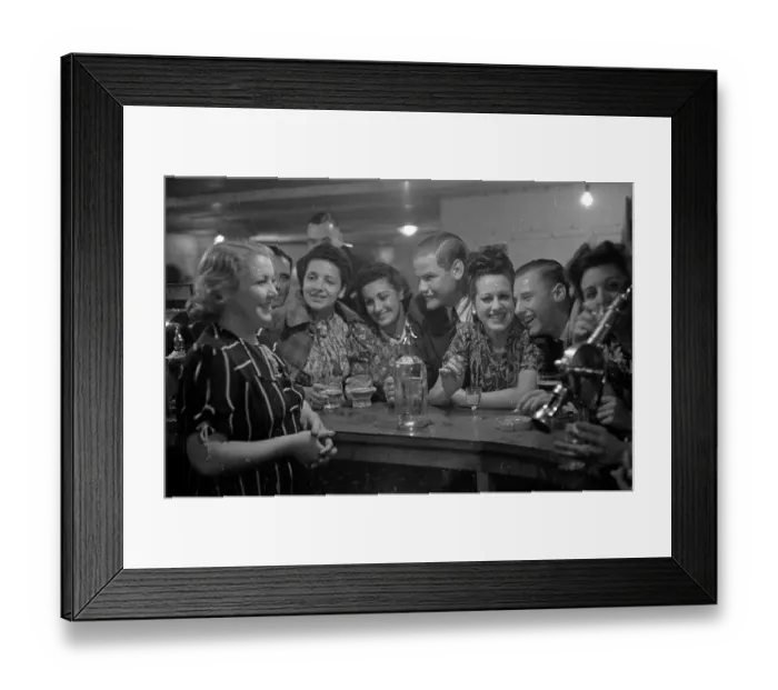 Framed Print : Crowded Bar Framed Print : Crowded Bar
