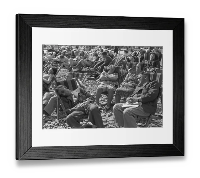 Framed Print : Relaxing On Beach Framed Print : Relaxing On Beach