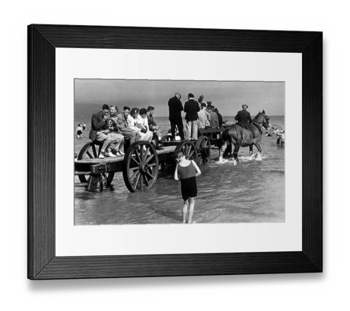 Framed Print : Sun And Sea And Cart Framed Print : Sun And Sea And Cart