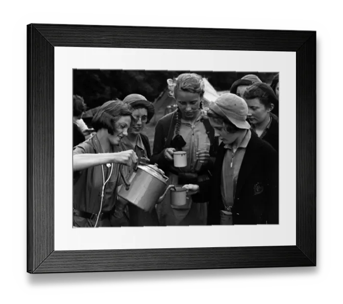 Framed Print : Girl Guides Framed Print : Girl Guides