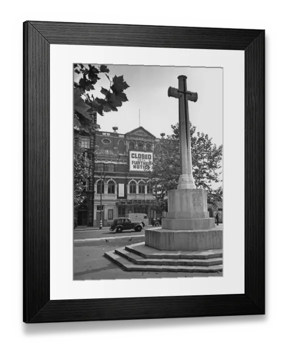 Framed Print : Wartime Theatre Closure Framed Print : Wartime Theatre Closure