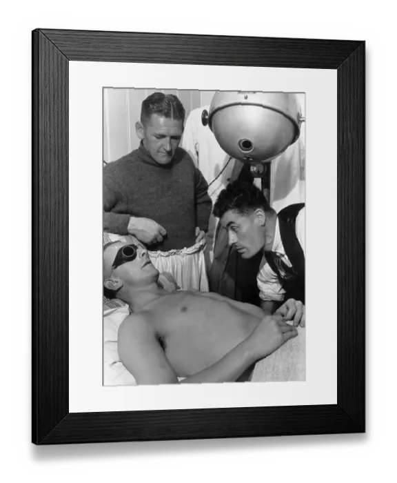 Framed Print : Injured Footballer