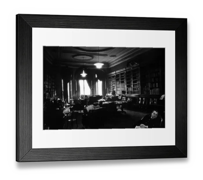 Framed Print : Men's Club Lounge Framed Print : Men's Club Lounge