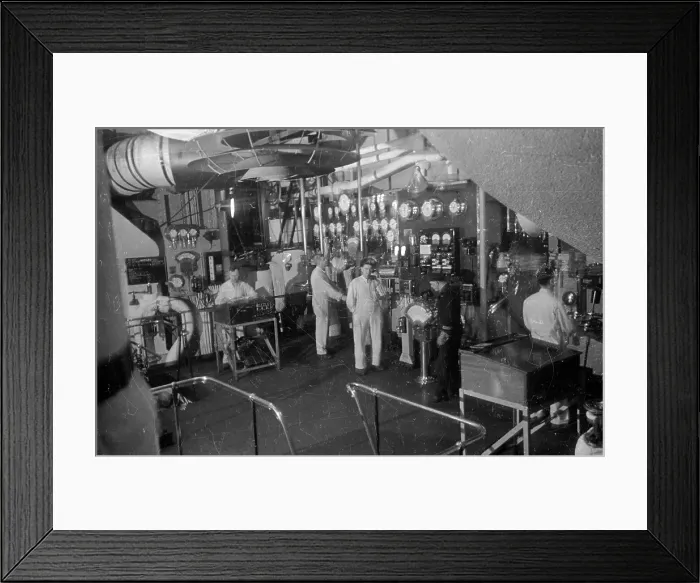Framed Print : Liner Engine Room Framed Print : Liner Engine Room