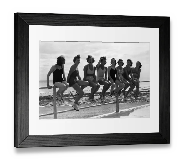 Framed Print : Brighton Girls Framed Print : Brighton Girls