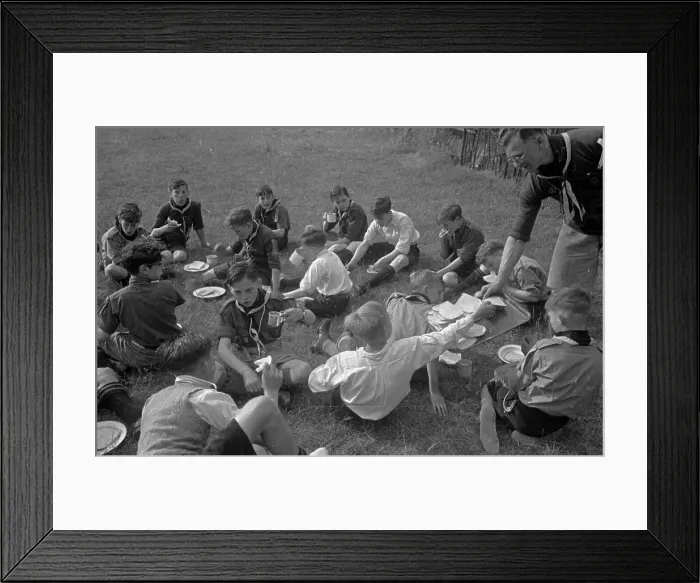 Framed Print : Tea Time Camp Framed Print : Tea Time Camp