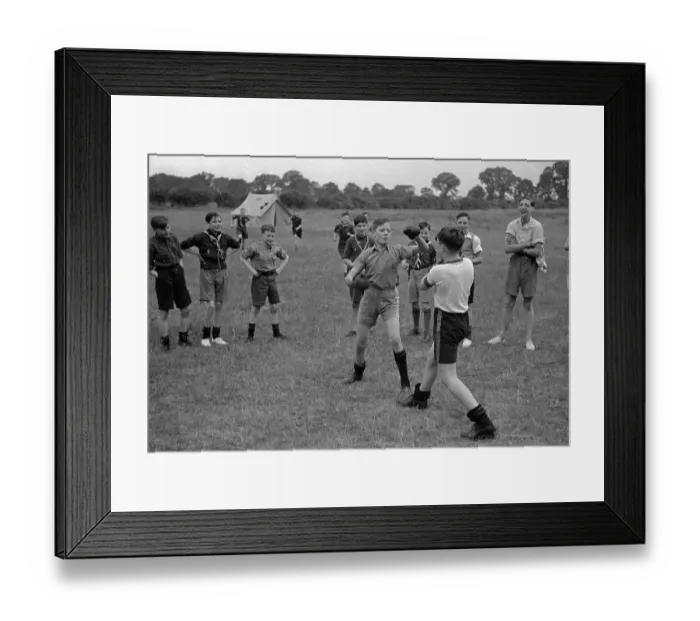 Framed Print : Scouts Boxing Framed Print : Scouts Boxing
