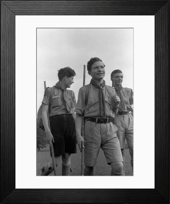 Framed Print : Scouts Standing Framed Print : Scouts Standing