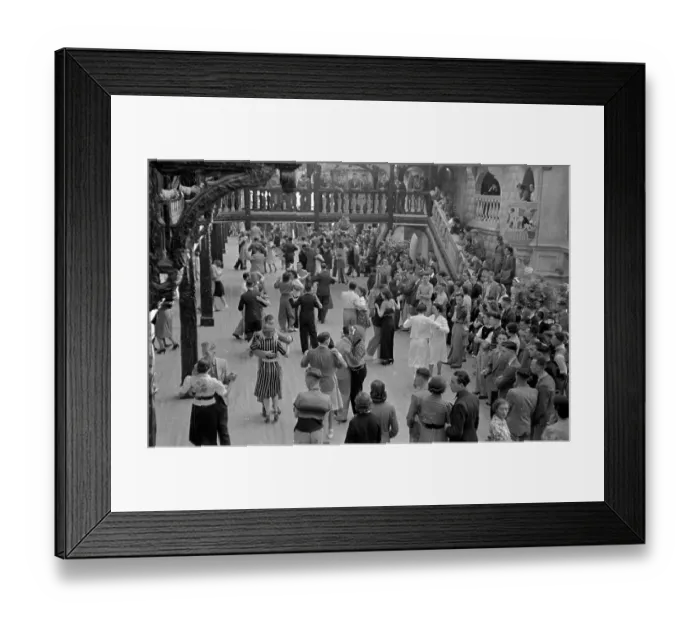 Framed Print : Butlin's Dancers Framed Print : Butlin's Dancers