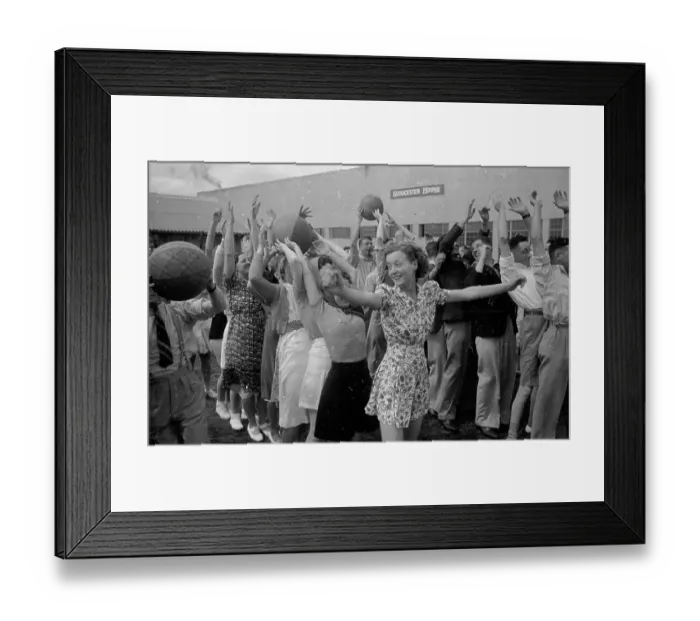 Framed Print : Butlin's Exercises Framed Print : Butlin's Exercises