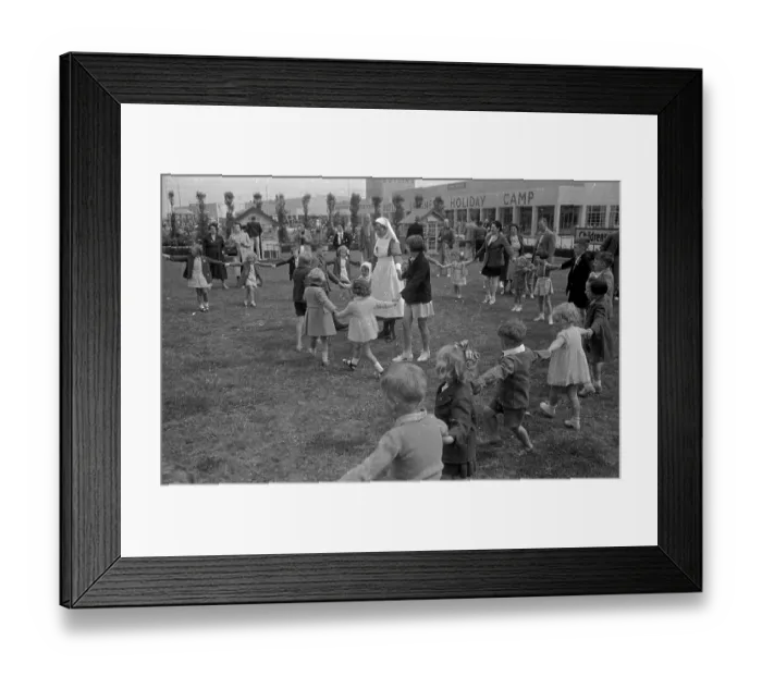 Framed Print : Children's Compound Framed Print : Children's Compound