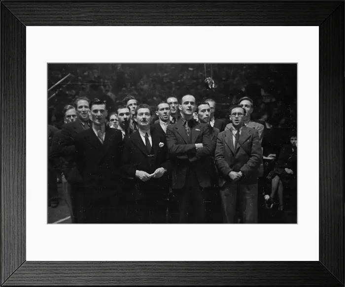 Framed Print : Communist Audience Framed Print : Communist Audience