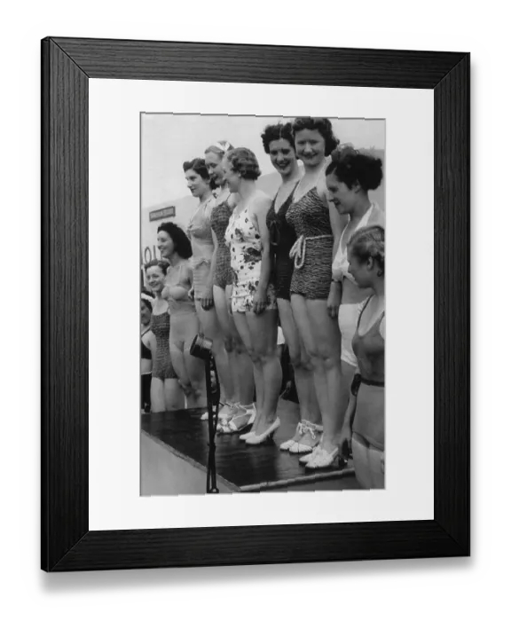 Framed Print : Beauty Contest