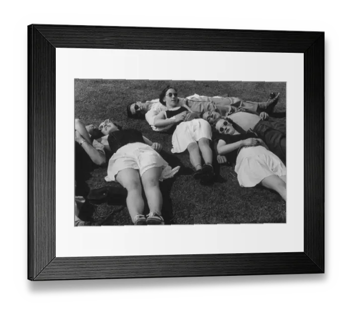 Framed Print : Butlin's Sunbathing Framed Print : Butlin's Sunbathing