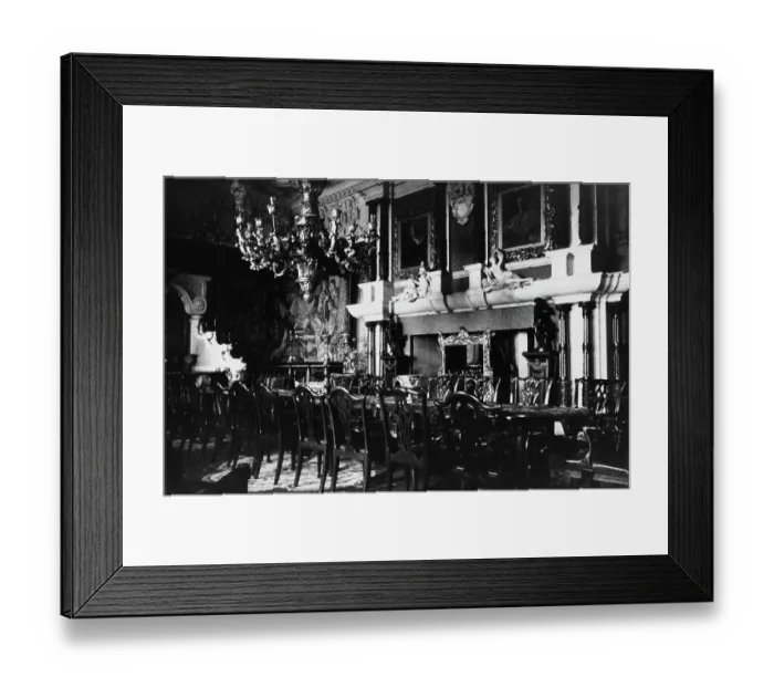 Framed Print : Dining Room At Harlaxton Manor Framed Print : Dining Room At Harlaxton Manor