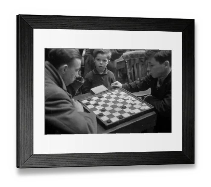 Framed Print : Game Of Draughts Framed Print : Game Of Draughts