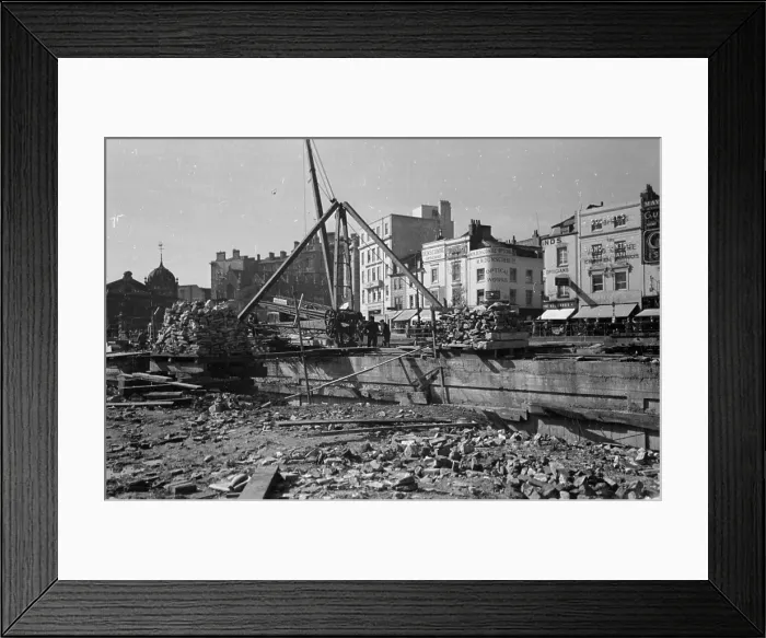 Framed Print : Rebuilding Bristol Framed Print : Rebuilding Bristol