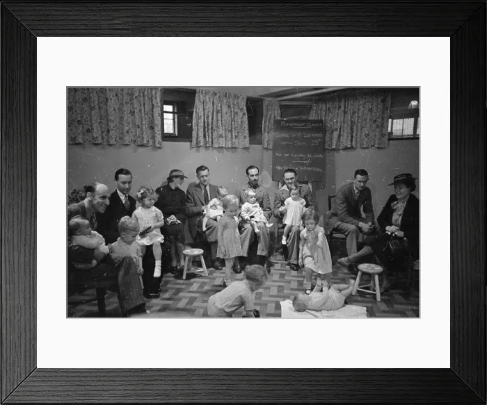 Framed Print : Parenting Class Framed Print : Parenting Class