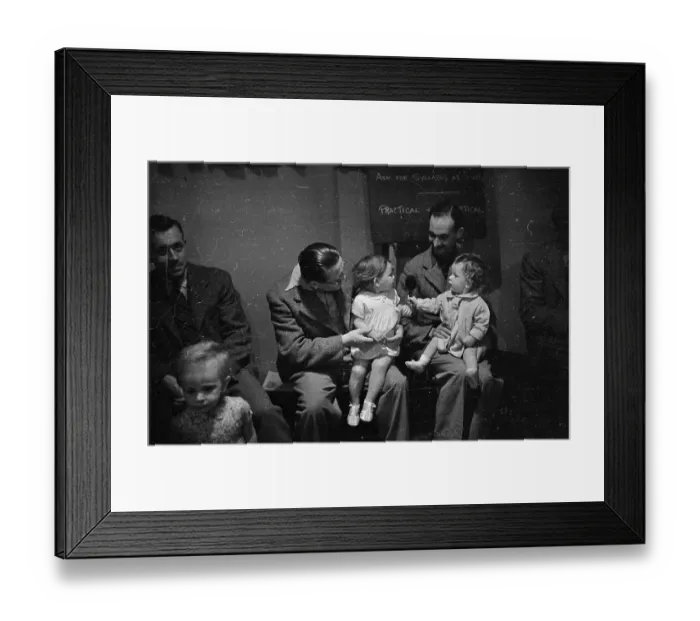 Framed Print : Fathering Class Framed Print : Fathering Class