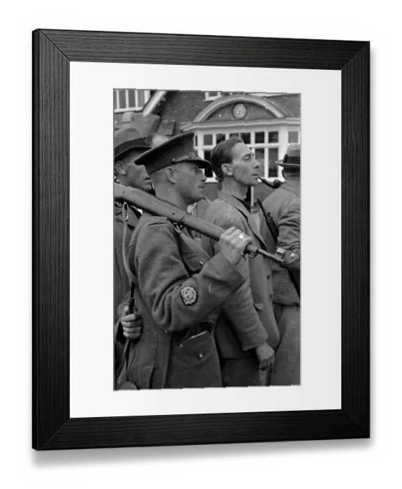 Framed Print : Soldier In Surrey Framed Print : Soldier In Surrey