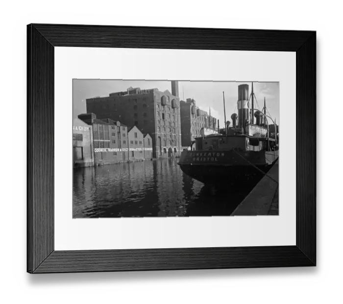 Framed Print : Bristol Dock