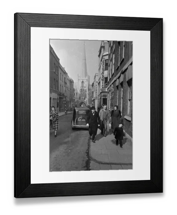 Framed Print : Broad Street Framed Print : Broad Street