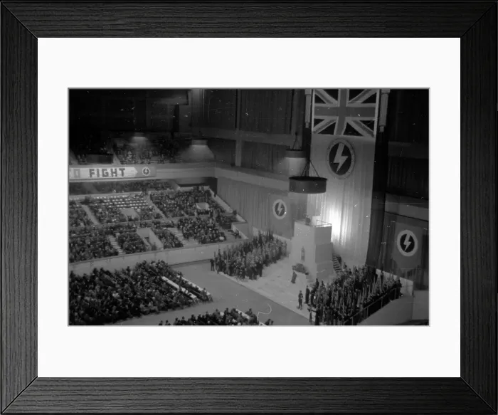 Framed Print : Mosley's Speech